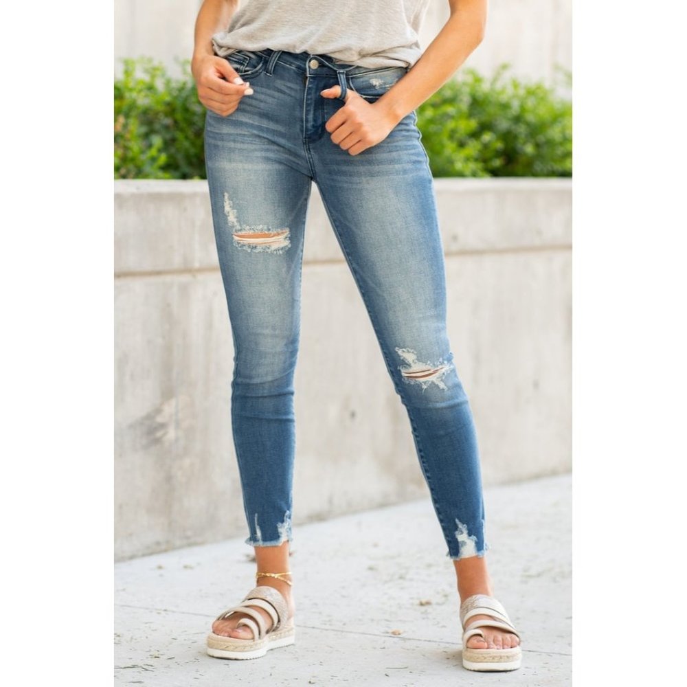 Judy Blue Plus Size "Claire" High Rise Skinny Jean